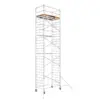 ASC/AluX -  Aluminium rolsteiger smal (75 x 190) werkhoogte 10 meter ZZP