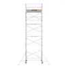 ASC/AluX -  Aluminium rolsteiger smal (75 x 190) werkhoogte 10 meter ZZP - Afbeelding 2