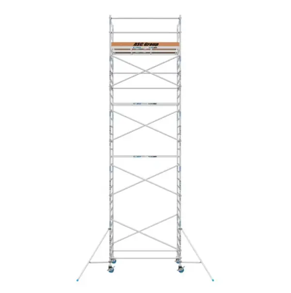 ASC/AluX -  Aluminium rolsteiger smal (75 x 190) werkhoogte 10 meter ZZP - Afbeelding 2