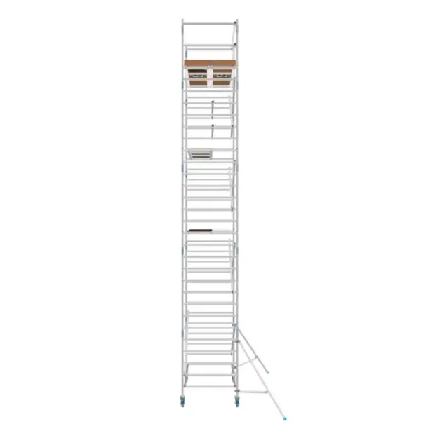 ASC/AluX -  Aluminium rolsteiger smal (75 x 190) werkhoogte 10 meter ZZP - Afbeelding 3