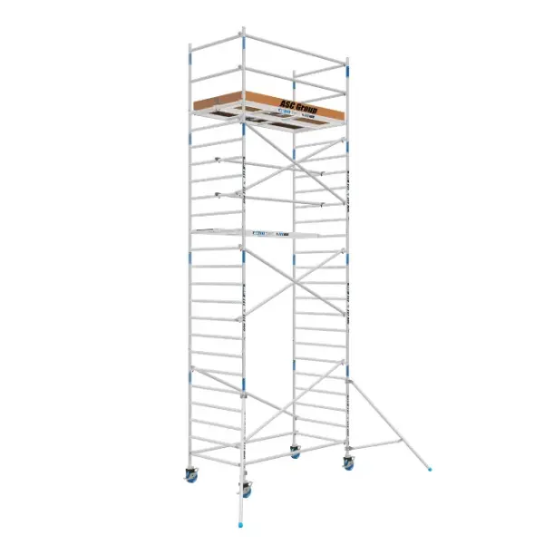 ASC-AluX  Rolsteiger 250x135 Werkhoogte 800 cm - ZZP