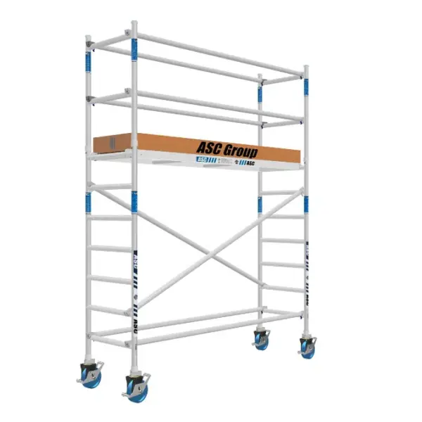 ASC Aluminium rolsteiger smal (75 x 190) werkhoogte 4 meter VCA