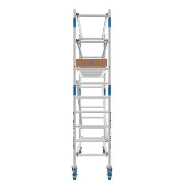 ASC Aluminium rolsteiger smal (75 x 190) werkhoogte 4 meter VCA - Afbeelding 4