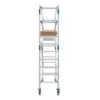ASC aluminium rolsteiger smal (75 x 250) werkhoogte 4 meter VCA - Afbeelding 3