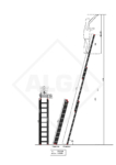 Empire aluminium ladder 3 delig 3x12 professionele steek uitvoering - Afbeelding 3