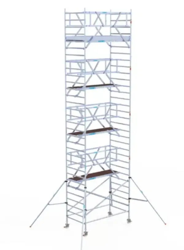 Euroscaffold Rolsteiger 135x250x10,2 m. Werkhoogte EN1004 norm