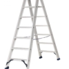 Das 2 x 7  Dubbele trap type Hercules (extra zware kwaliteit) 2x7 treden - geleverd met verplichte klapbeugel